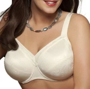 Womens Bra No Underwire Smoothing Seamless Bras Floral Lace Full Coverage  Natural Lift Pure Comfort Bras