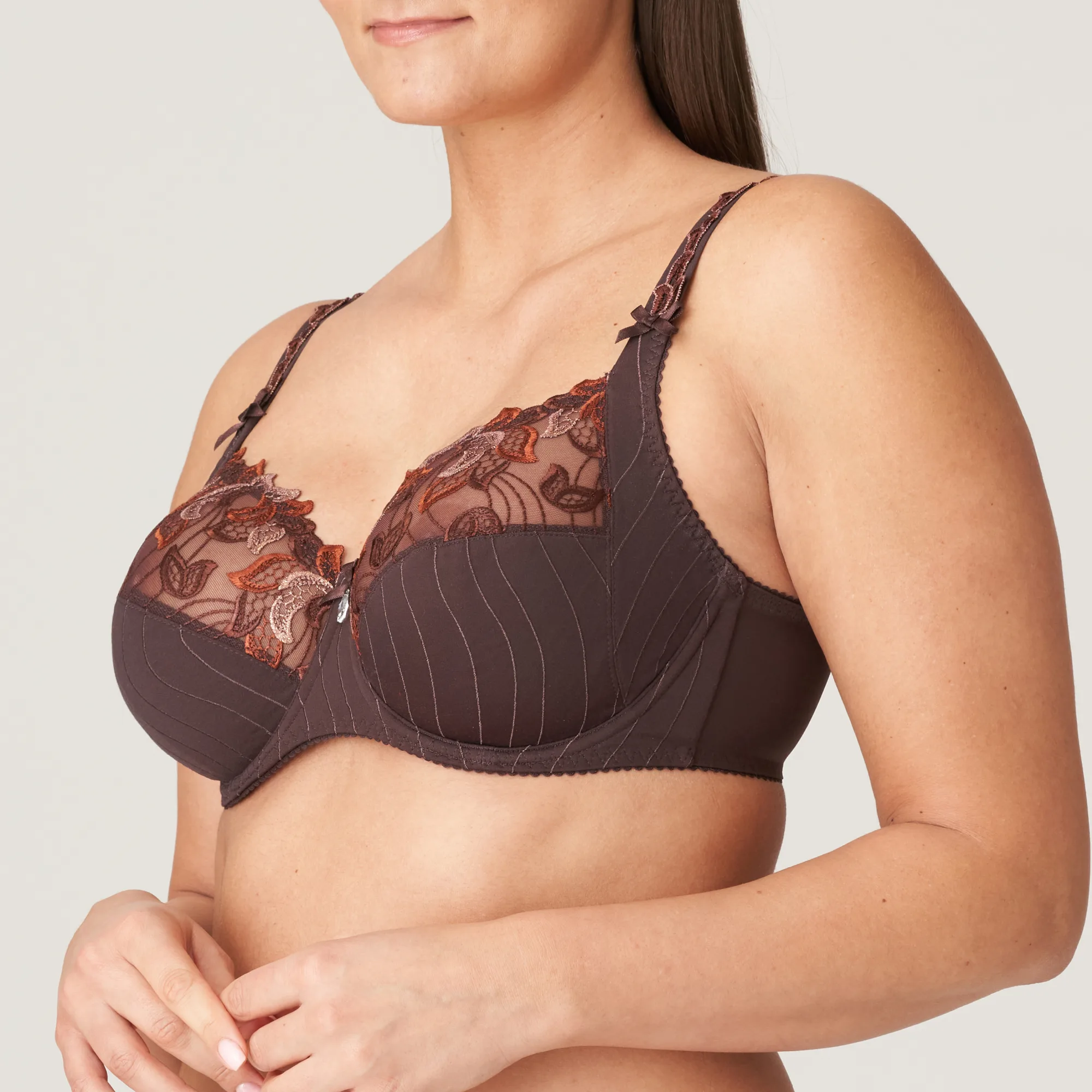 Mastectomy Bra Silhouette Size 38D Cool Latte
